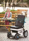 Silla de ruedas eléctrica plegable, ligera, inteligente, de aleación de aluminio, 500W, para personas mayores con discapacidad, envío gratis