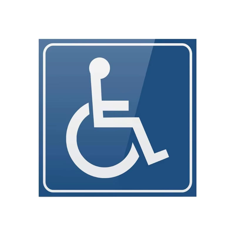 10Pcs Disabled Sign Disability Mobility Parking Car Sticker Self Adhesive Decal for Car Auto Accessories