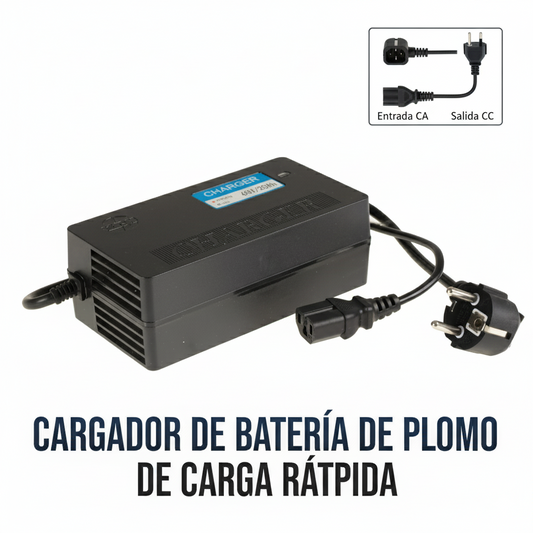 Cargador  Scooter Eléctrico 60V 20Ah Cargador para Veleco, Tekuon, Libercart, assistant, invacare, dortomedical