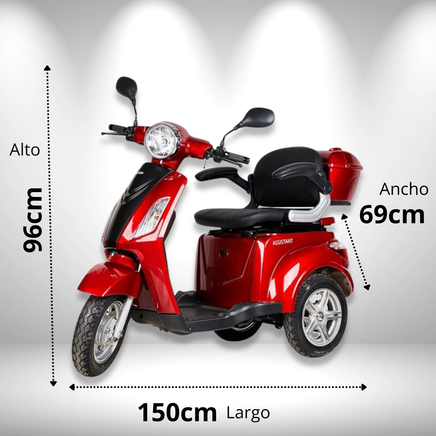 Scooter eléctrico para Mayores y Personas con discapacidad MB15 Litio