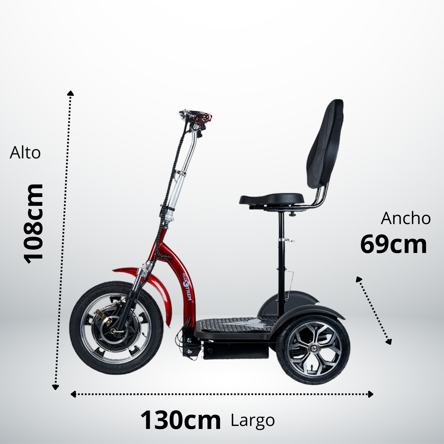 Scooter Eléctrico para mayores y personas con discapacidad Modelo MB16 Iva Reducido