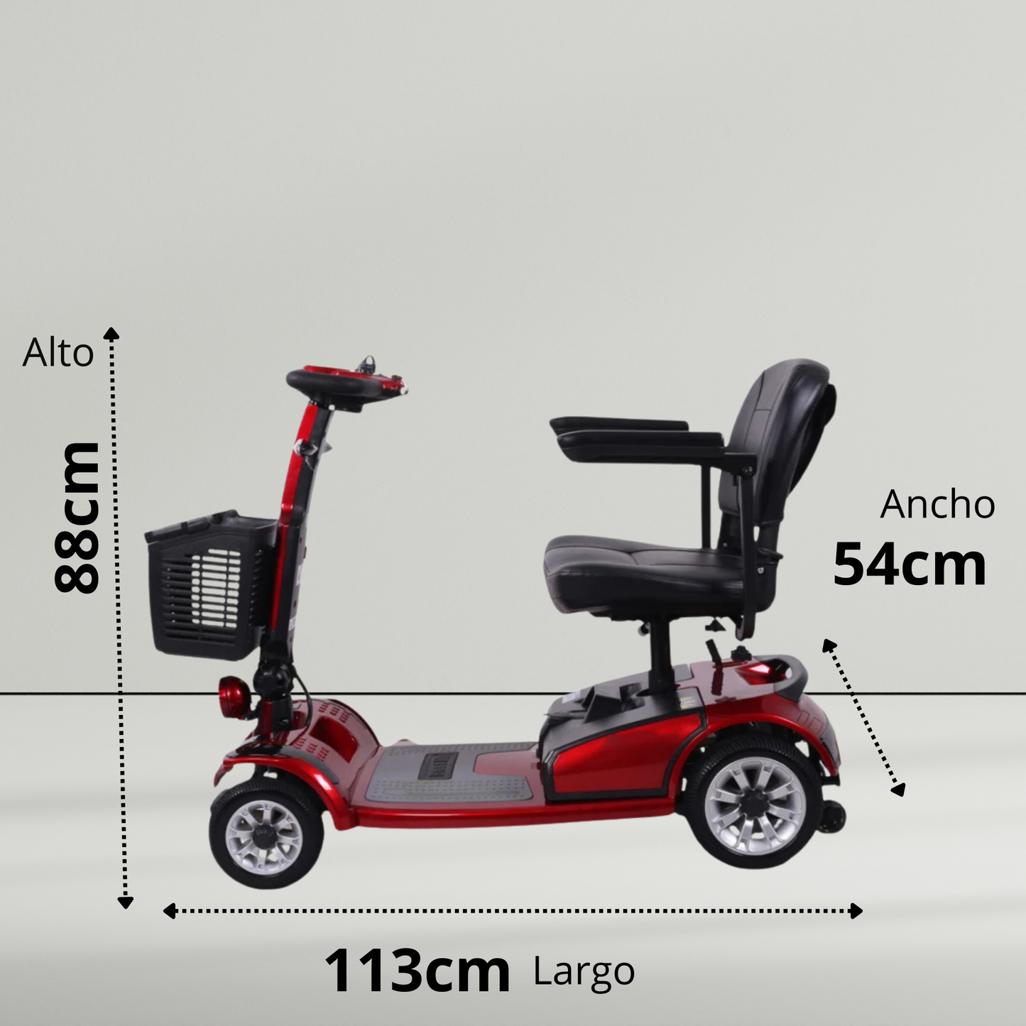 Scooter Eléctrico para mayores y personas con discapacidad Modelo MATE iva Reducido