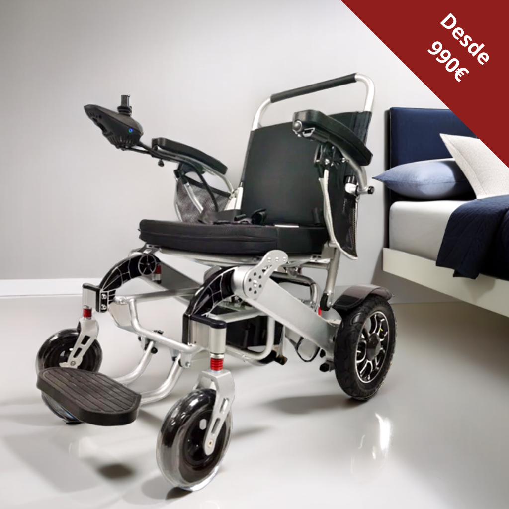 Silla de Ruedas Eléctrica Plegable Modelo TOLEDO iva Reducido