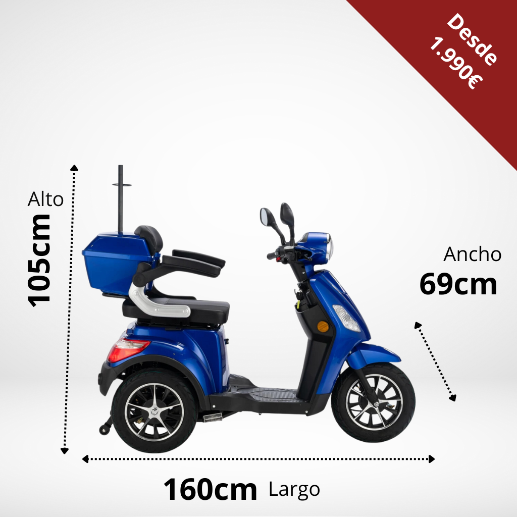 Scooter Eléctrico DRACO scooter para Mayores y Personas con discapacidad