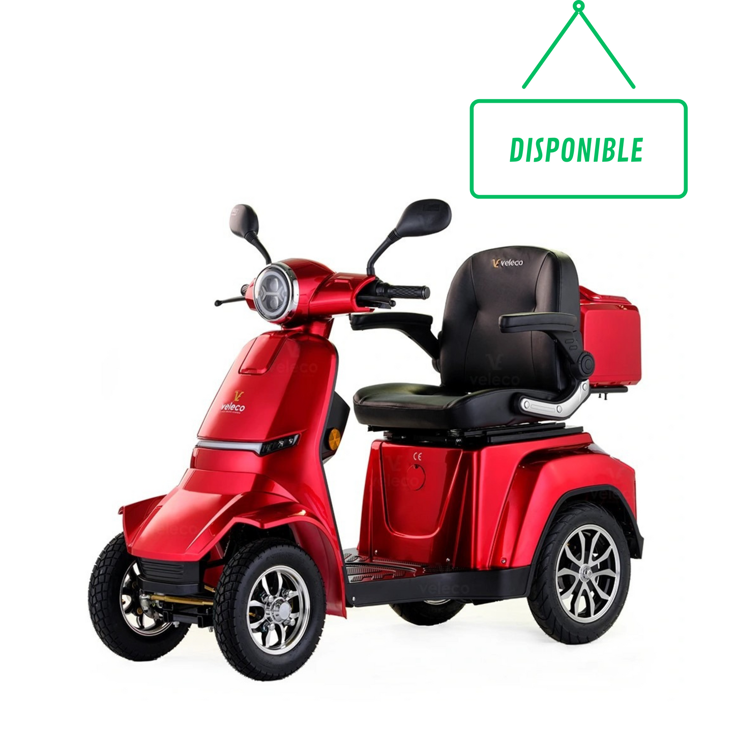 SEMI NUEVO Scooter Eléctrico Veleco GRAVIS Rojo
