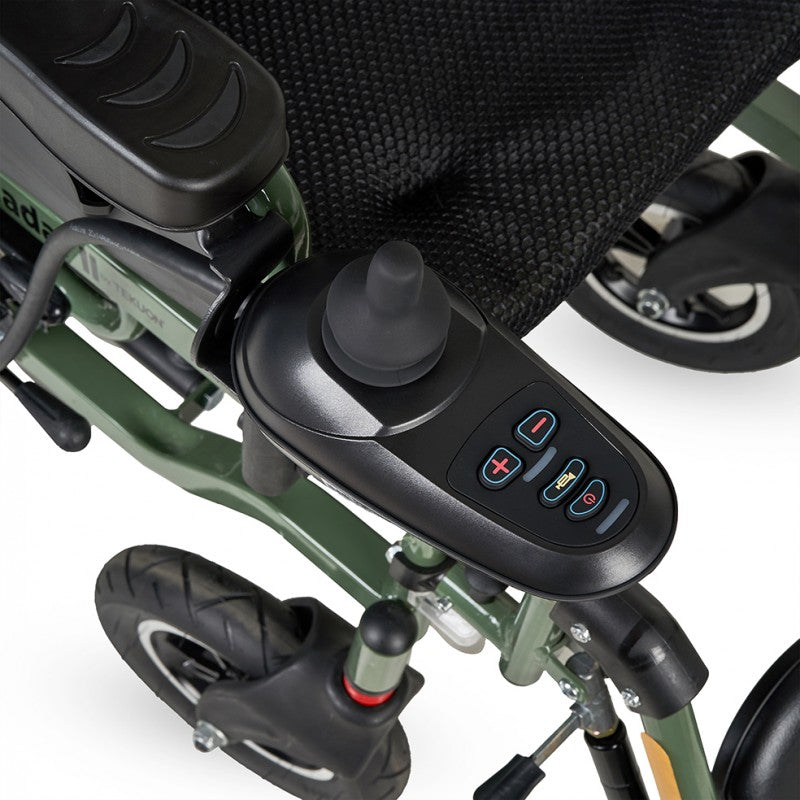 Silla de Ruedas Eléctrica Plegable Modelo PIRINEOS iva Reducido