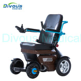 Silla de ruedas eléctrica plegable, ligera, inteligente, de aleación de aluminio, 500W, para personas mayores con discapacidad, envío gratis