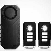 Wireless Anti-Theft Alarm for Bicycles and Motorcycles – Waterproof, 7 Sensitivity Levels, 113dB, with 2 Remote Controls