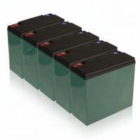 AGM Battery Set 5 x 12V for Veleco, Tekuon, Libercart, Assistant, Invacare, Dortomedical
