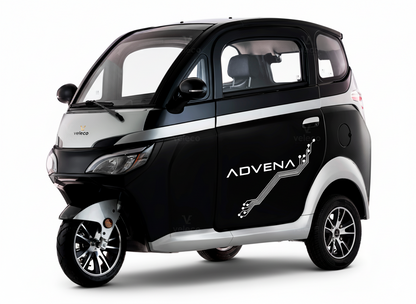 Advena Veleco Minicoche eléctrico de tres ruedas con protección total, IVA reducido 4%