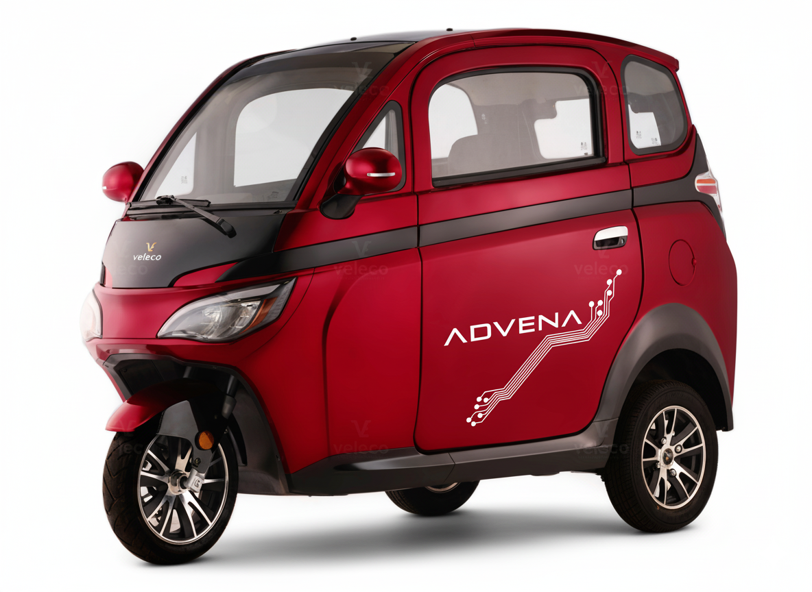 Advena Veleco Minicoche eléctrico de tres ruedas con protección total, IVA reducido 4%