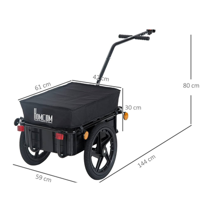 Remolque de Carga 40kg para Scooter y Bicicleta