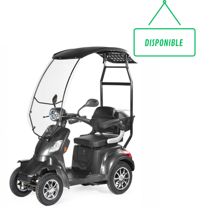 SEMI NUEVO Scooter Eléctrico veleco Faster Gris con Techo