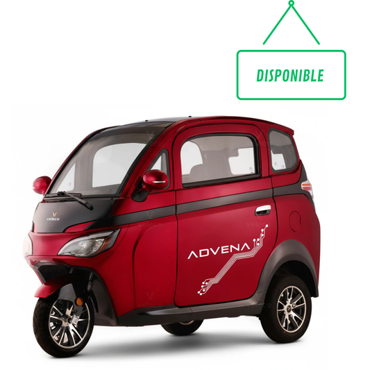 SEMI NUEVO Advena Veleco Minicoche eléctrico de tres ruedas con protección total Rojo