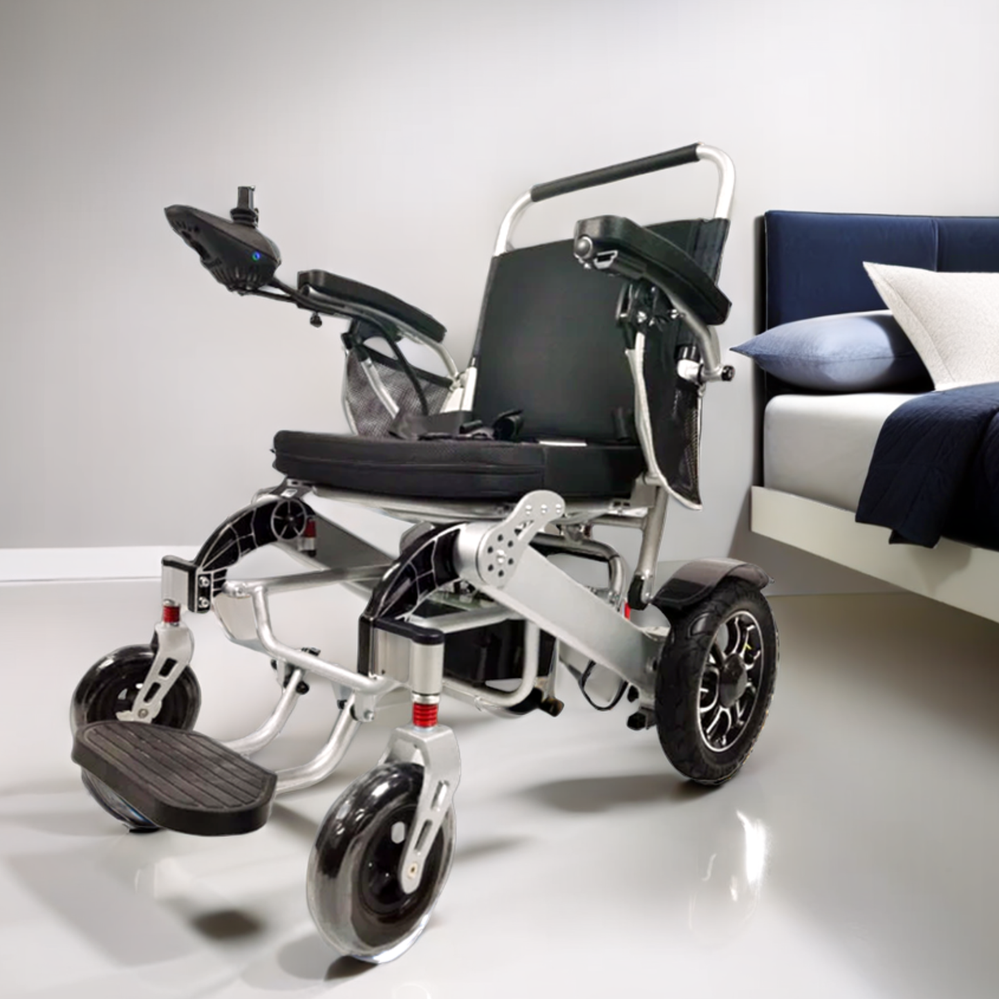 Silla de Ruedas Eléctrica Plegable  Modelo TOLEDO iva Reducido