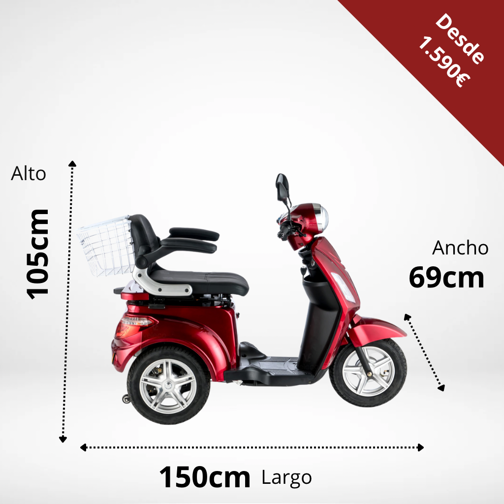 Scooter Eléctrico Veleco ZT15 iva Reducido