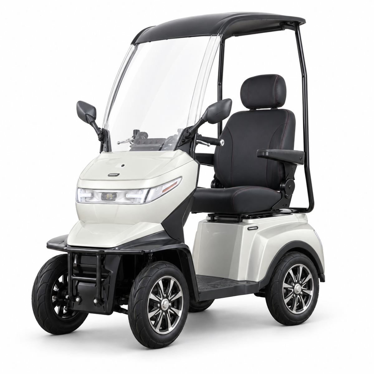 MB44 · Scooter eléctrico de 4 ruedas con techo