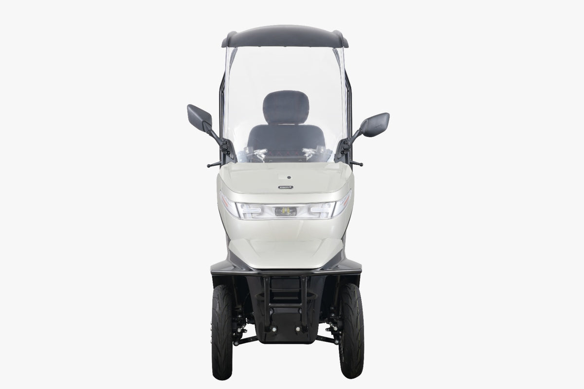 MB44 · Scooter eléctrico de 4 ruedas con techo