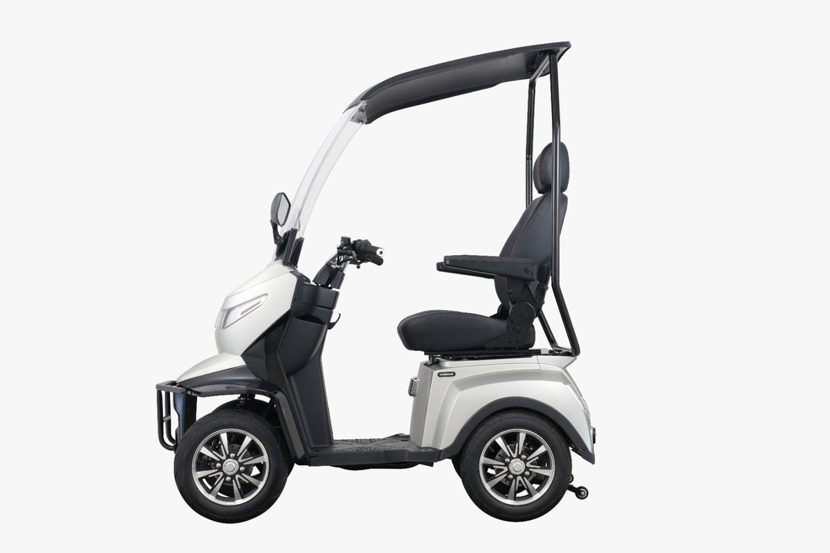 MB44 · Scooter eléctrico de 4 ruedas con techo