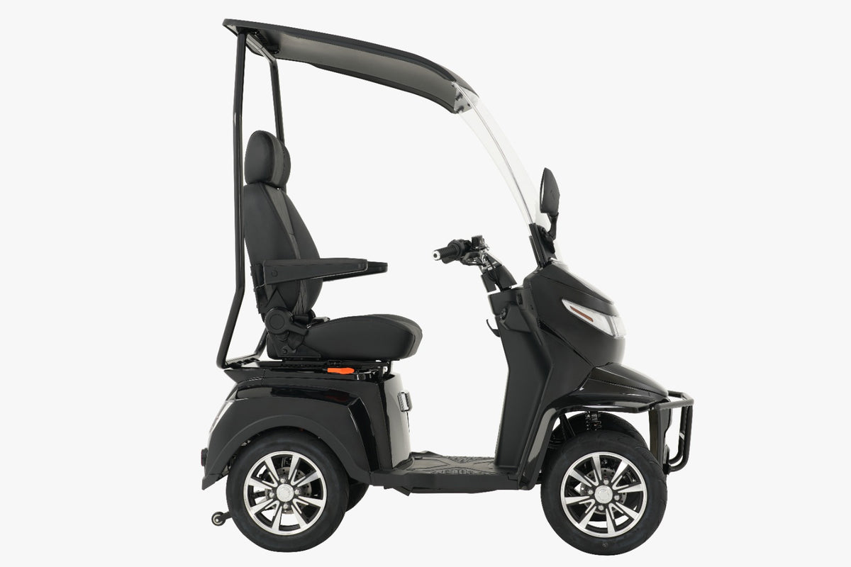 MB44 · Scooter eléctrico de 4 ruedas con techo