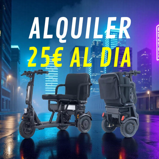 Alquiler Scooter Eléctrico MBT3 por tan solo "25€ Día"