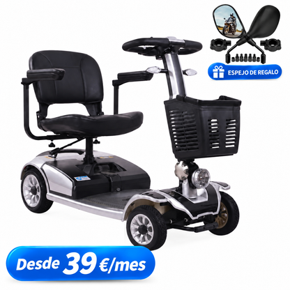 Scooter MATE gris, Desde 39 €/mes y espejo de regalo