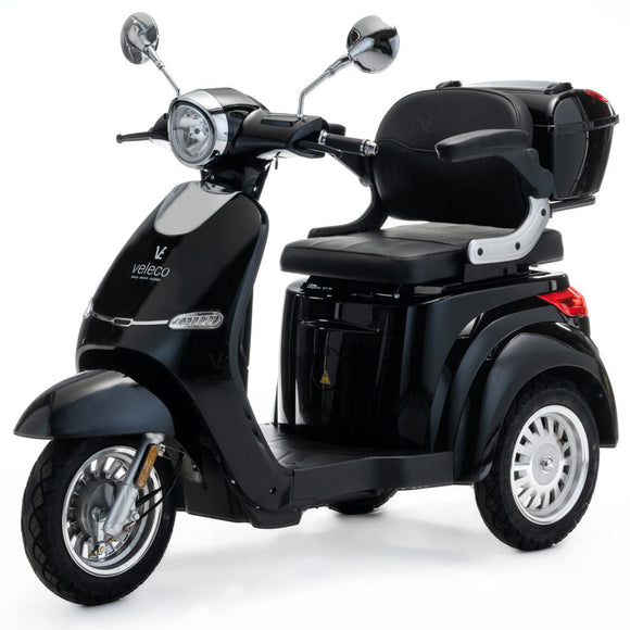 Scooter Eléctrico Veleco Cristal Negro - Mobility-Vida