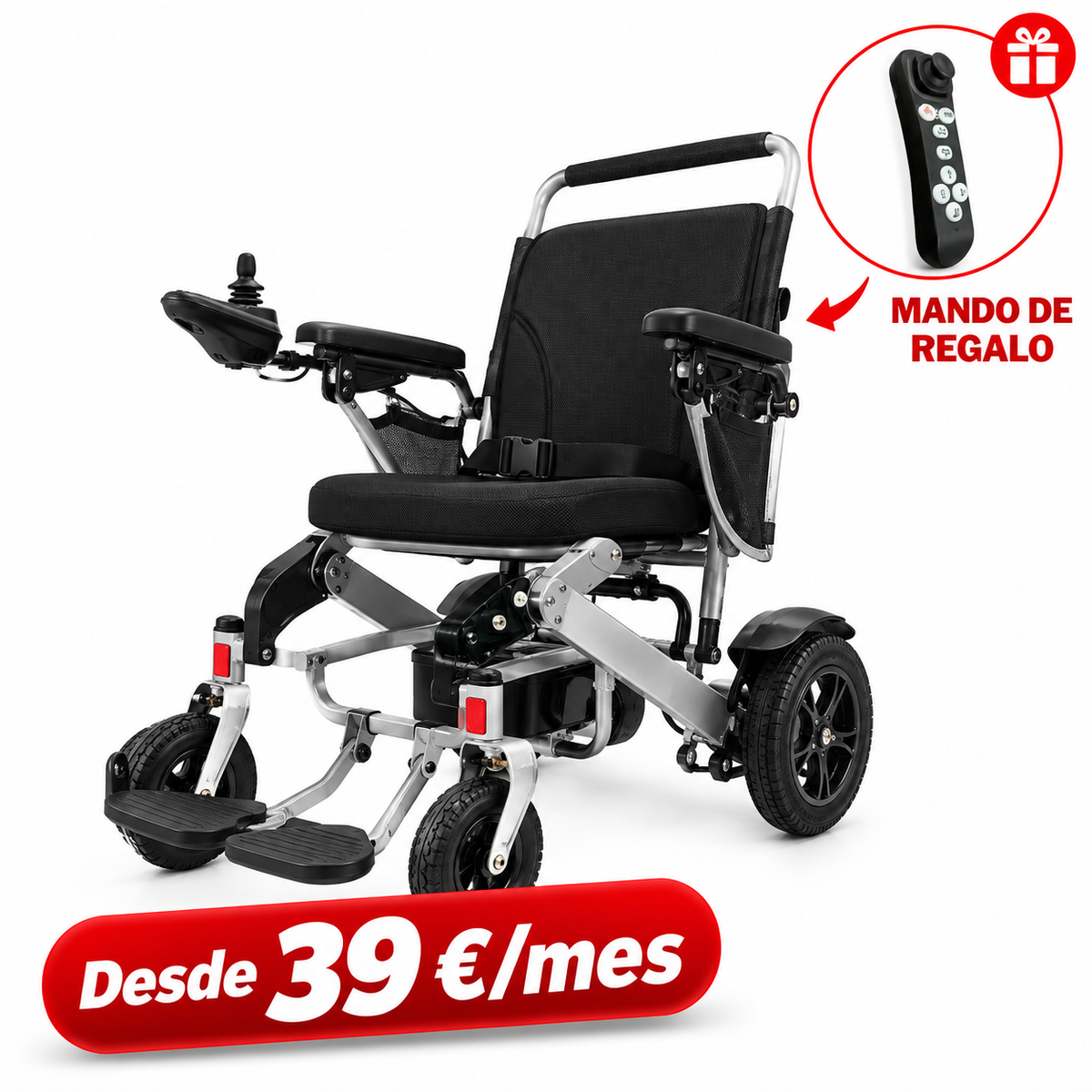 Silla eléctrica Toledo, desde 39 €/mes, mando a distancia de regalo