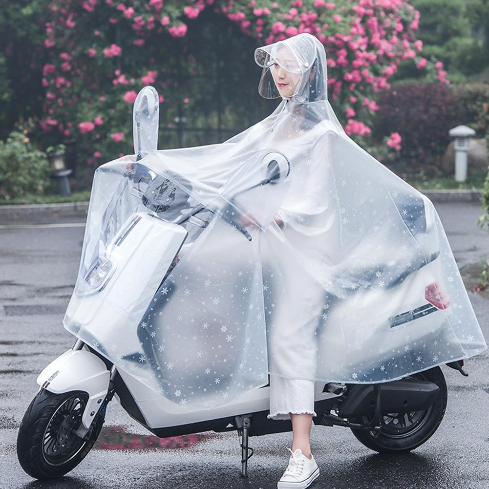  JTYX Chubasquero de ciclismo para hombre y mujer, capa de lluvia,  poncho con capucha, cubierta de movilidad, scooter, ligera, compacta y  reutilizable para adultos : Ropa, Zapatos y Joyería