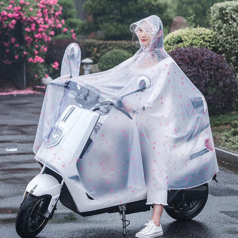 Chubasquero de cuerpo largo para hombre y mujer, poncho de lluvia de una  pieza para montar en bicicl Casa de los Tesoros