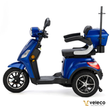 Scooter Eléctrico DRACO Azul - Mobility-Vida